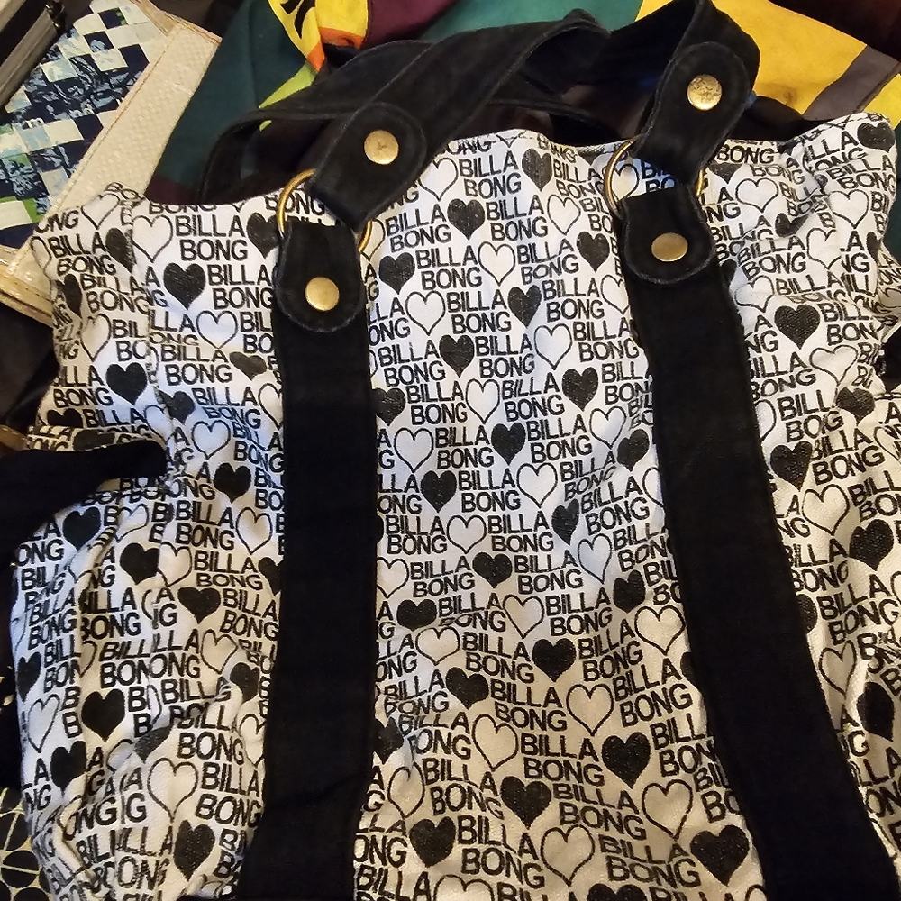 Billabong Heart Pattern Kids Tote Bag